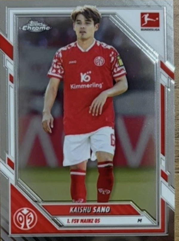Topps Bundesliga Chrome 25/26 Kaishu Sano