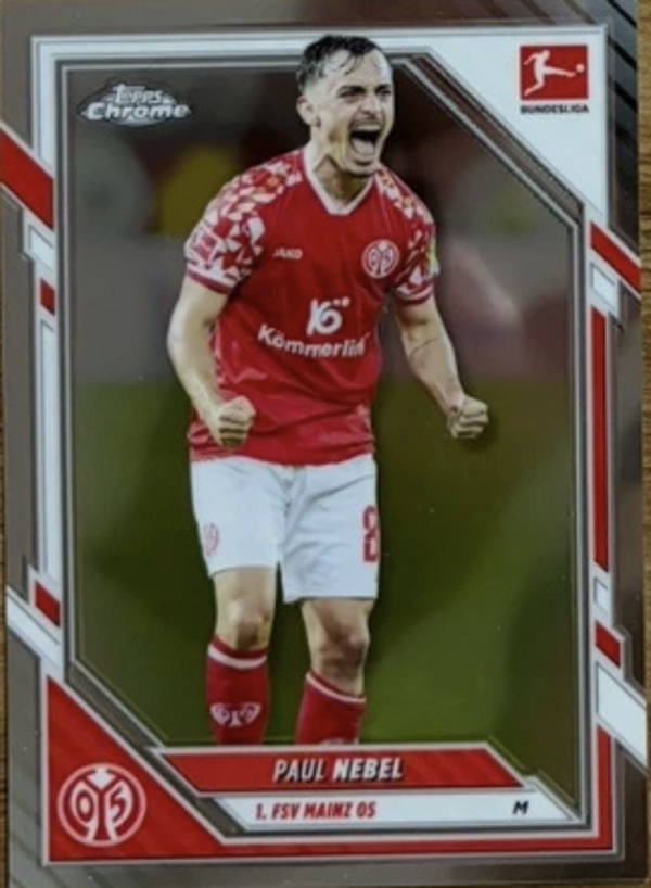 Topps Bundesliga Chrome 25/26 Paul Nebel