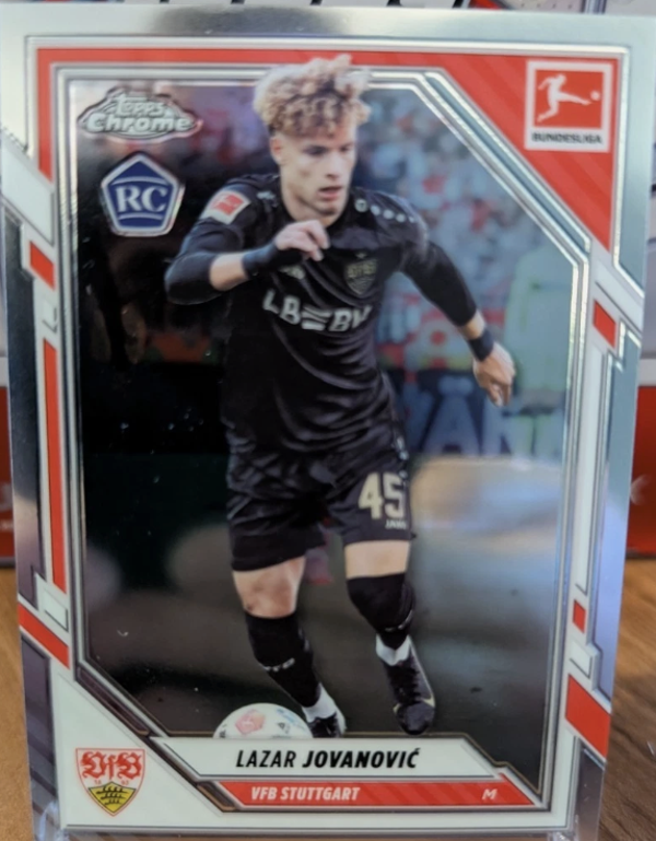 Topps Bundesliga Chrome 25/26 Lazar Jovanovic RC