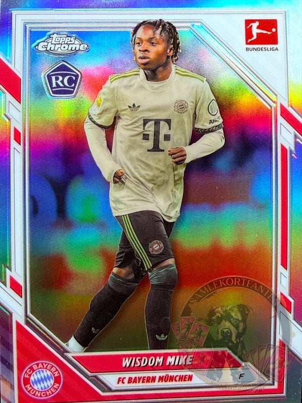 Topps Bundesliga Chrome 25/26 Wisdom Mike RC Parallel