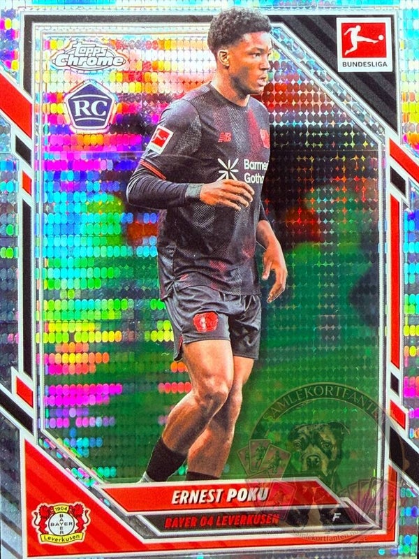 Topps Bundesliga Chrome 25/26 Ernest Poku RC Parallel
