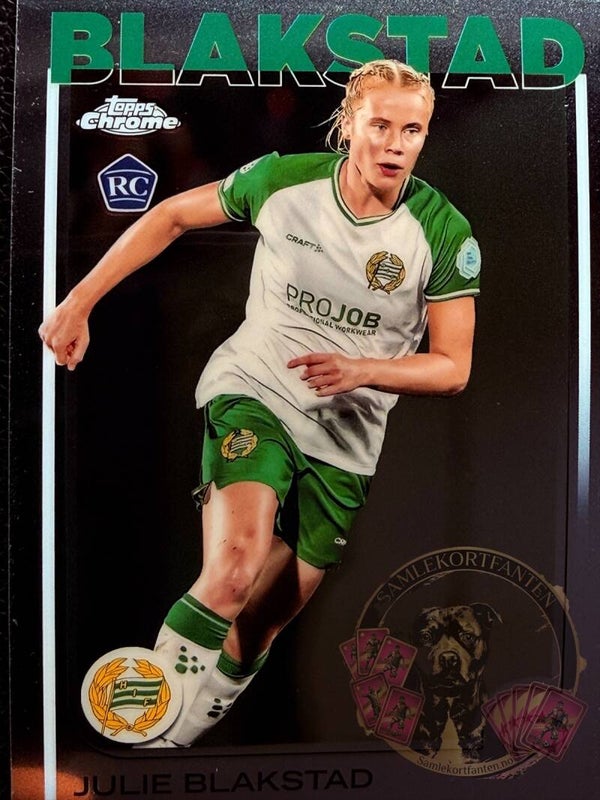 Topps UWCL Chrome 24/25 Julie Blakstad RC