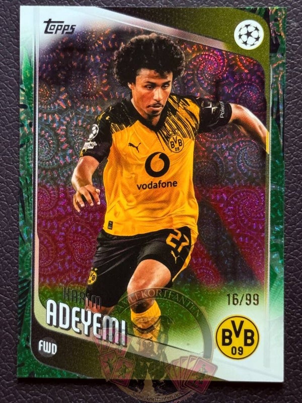 Topps UCC Carnaval Karim Adeyemi nummerert 17/99