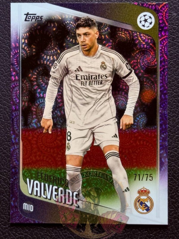 Topps UCC Carnaval 25/26 Federico Valverde nummerert 71/75