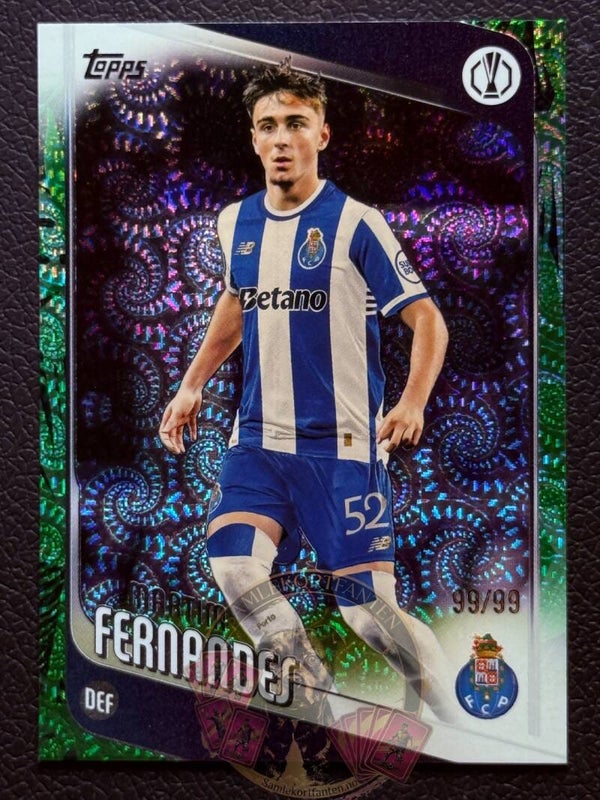 Topps UCC Carnaval 25/26 Martim Fernandes nummerert 99/99