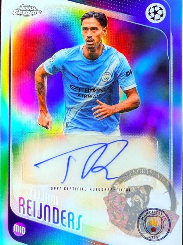 Topps UCC Chrome 25/25 Tijjani Reijnders auto
