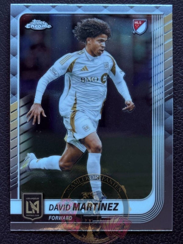 Topps MLS Chrome 25/26 David Martínez