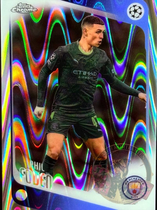 Topps UCC Chrome 25/26 Phil Foden Parallel