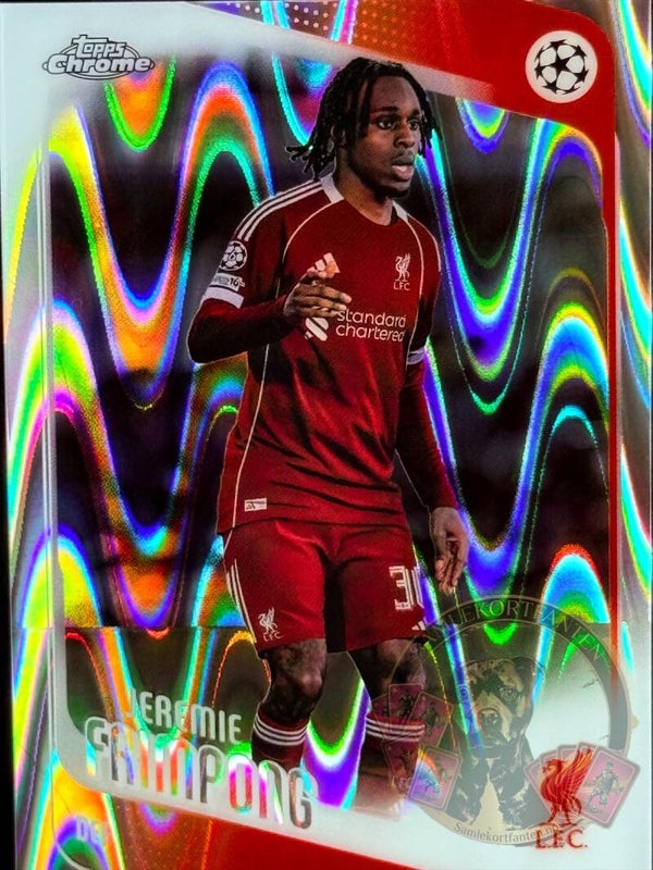 Topps UCC Chrome 25/26 Jeremie Frimpong Parallel