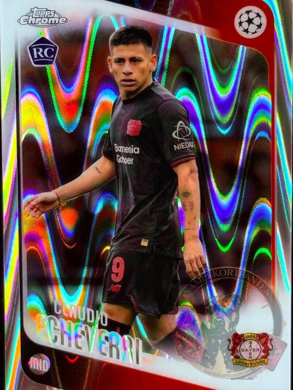 Topps UCC Chrome 25/26 Claudio Echeverri - RC Parallel