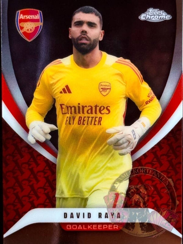 Topps Arsenal Chrome 25/26 David Raya