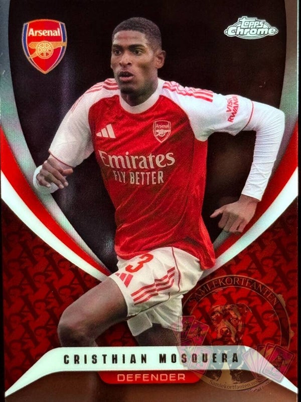 Topps Arsenal Chrome 25/26 Cristhian Mosquera
