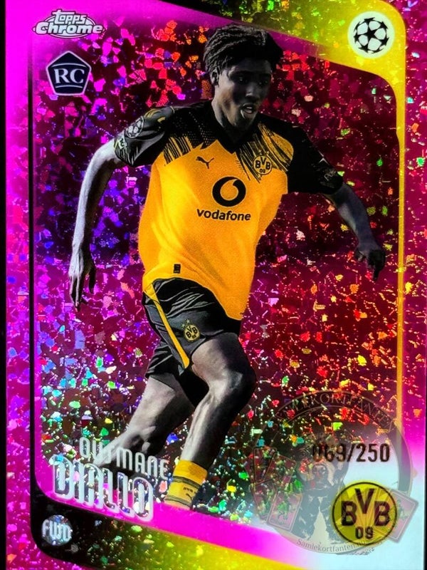 Topps UCC Chrome 25/26 Ousmane Diallo - RC nummerert 069/250