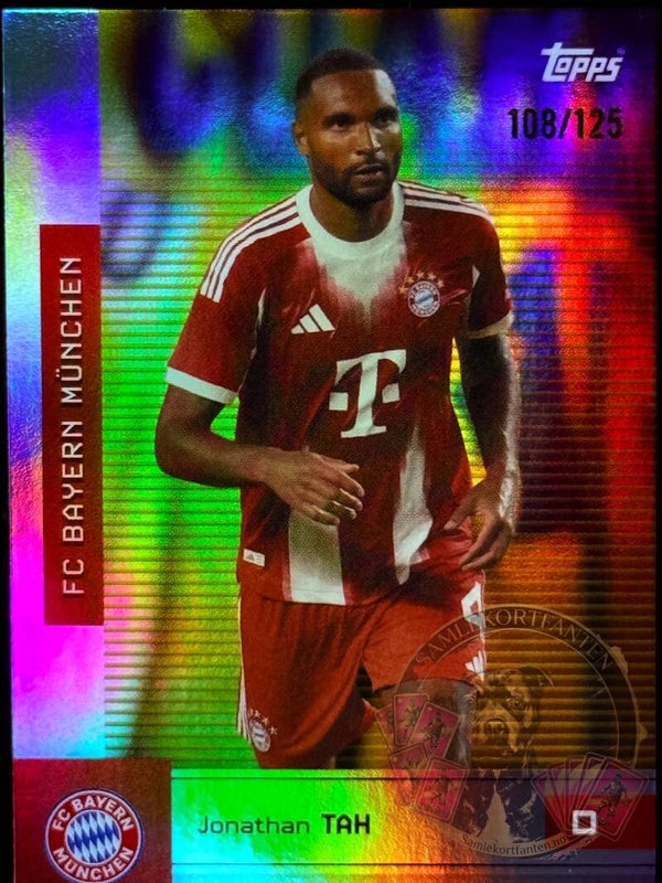 Topps Bayern München Team Set 25/26 Jonathan Tah nummerert 108/125