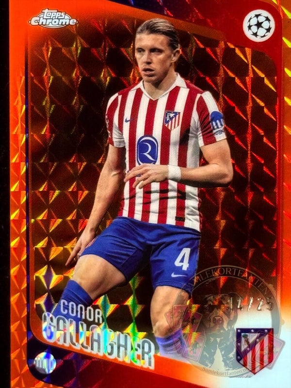 Topps UCC Chrome 25/26 Conor Gallagher Parallel nummerert 14/25