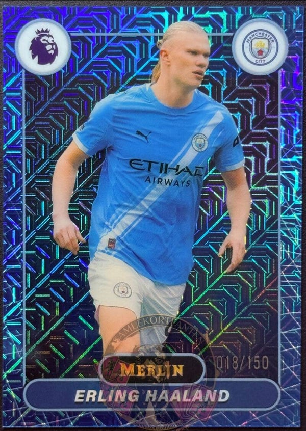 Topps Merlin 25/26 Erling Haaland Parallel nummerert 018/150