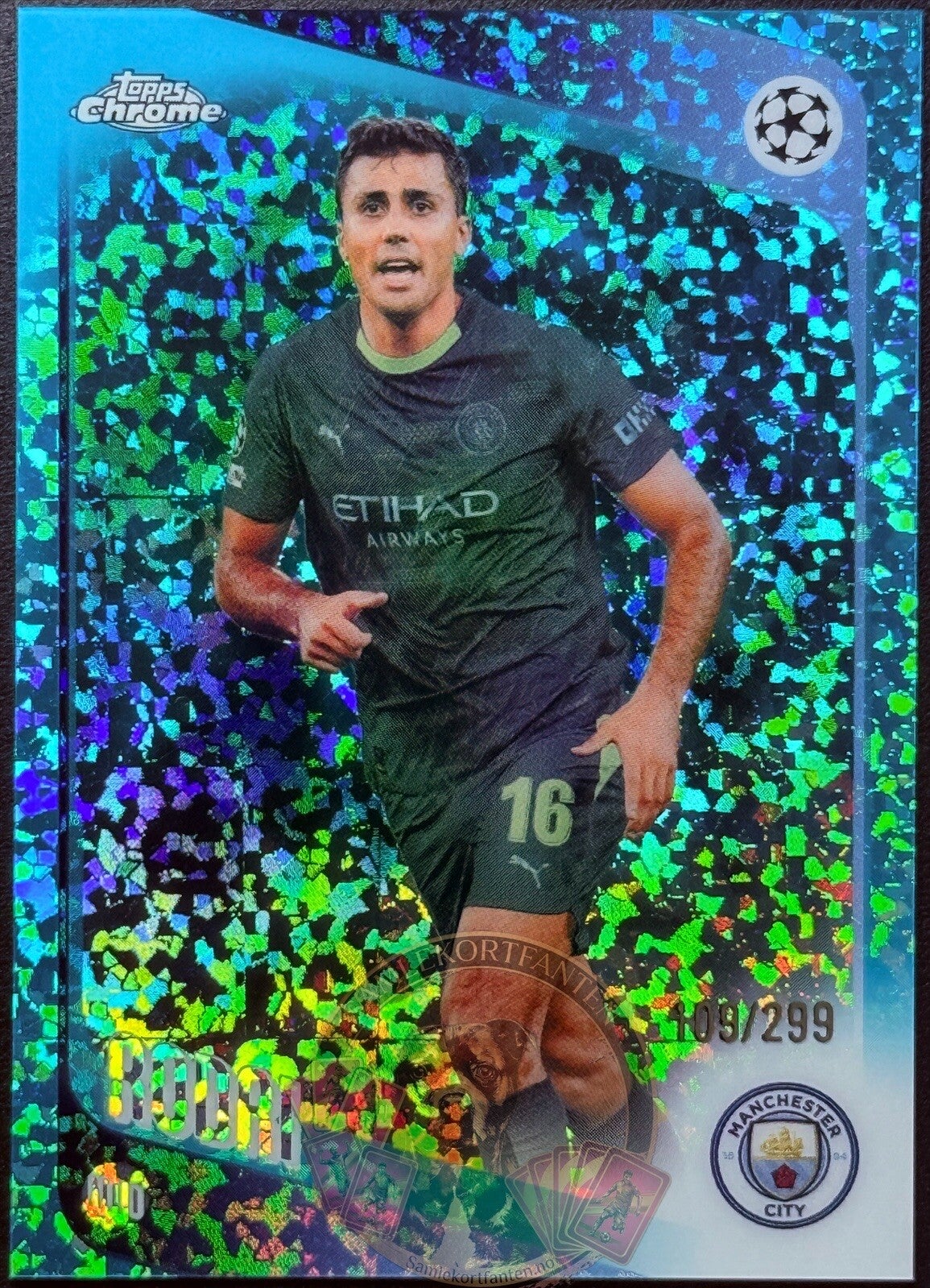 Topps UCC Chrome 25/26 Rodri nummerert 109/199