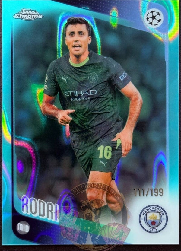 Topps UCC Chrome 25/26 Rodri nummerert 111/199