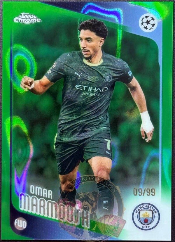 Topps UCC Chrome 25/26 Omar Marmoush Parallel nummerert 09/99