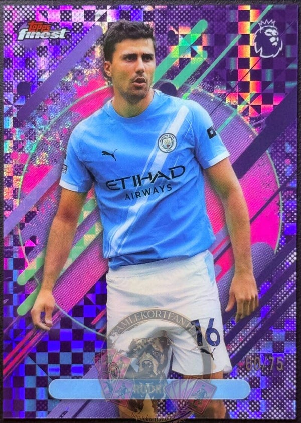 Topps Finest Premier League 25/26 Rodri nummerert 60/75