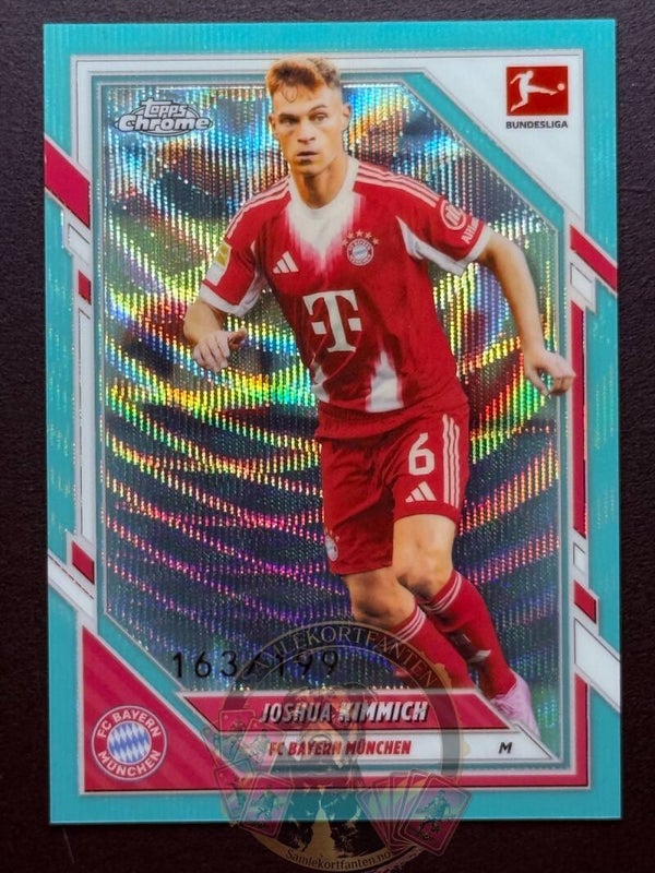 Topps Bundesliga Chrome 25/26 Joshua Kimmich Parallel nummerert 163/199