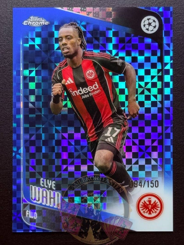 Topps UCC Chrome 25/26 Elye Wahi Parallel nummerert 94/150