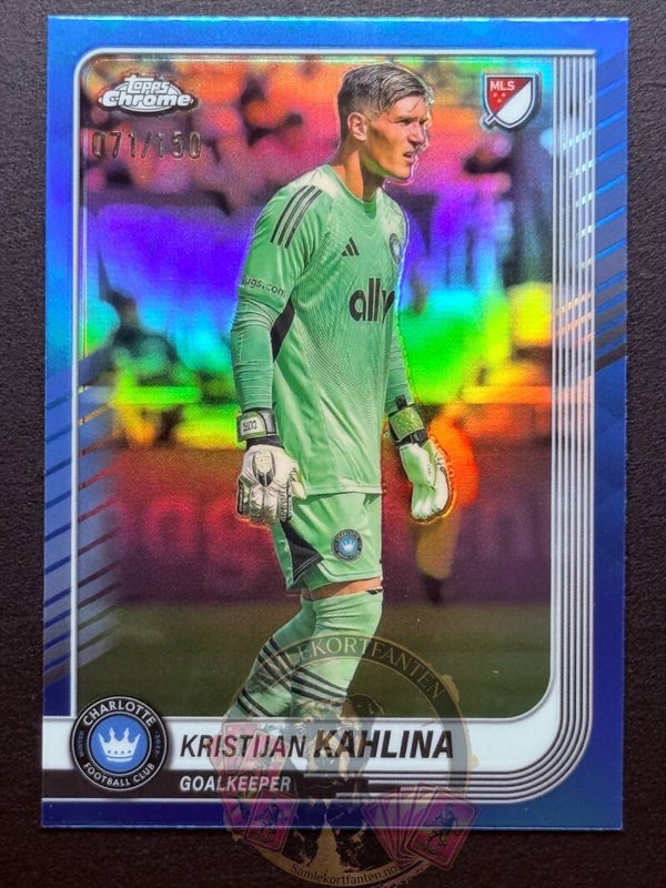 Topps MLS Chrome 2025 Kristijan Kahlina nummerert 71/150