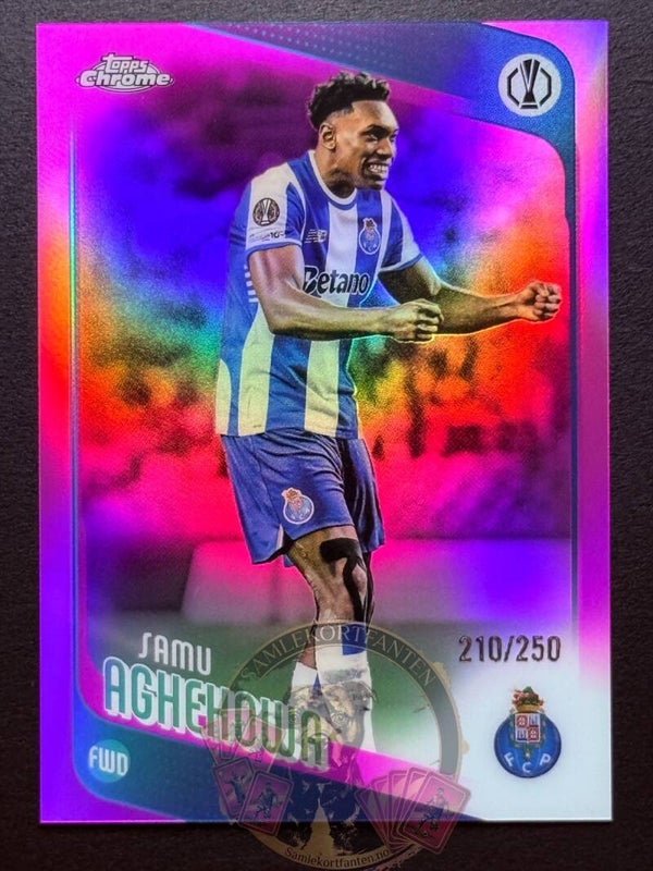 Topps UCC Chrome 25/26 Samu Aghehowa Parallel nummerert 210/250