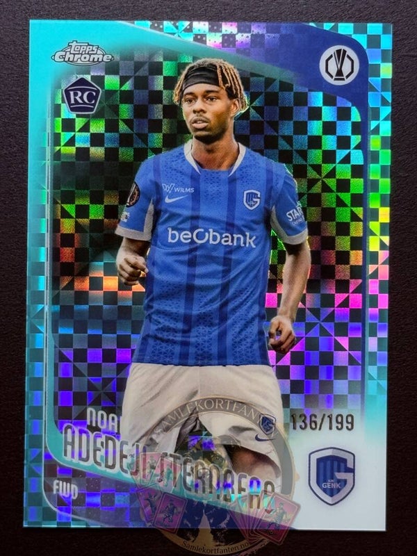 Topps UCC Chrome 25/26 Noah Adedeji Sternberg - RC - nummerert 136/199