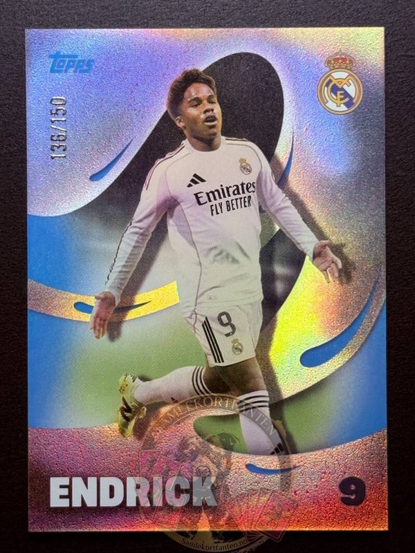 Topps Real Madrid Los Blancos 25/26 Endrick nummerert 136/150