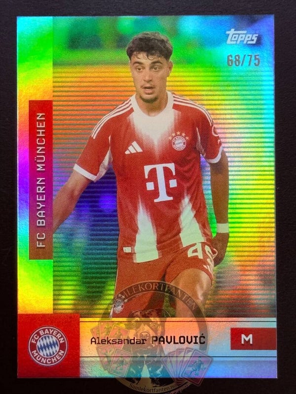 Topps Bayern München Team Set 25/26 Aleksandar Pavlovic 68/75