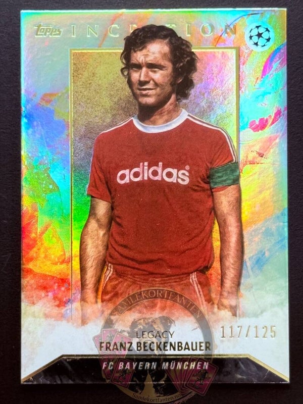 Topps Inception 23/24 Franz Beckenbauer nummerert 117/125