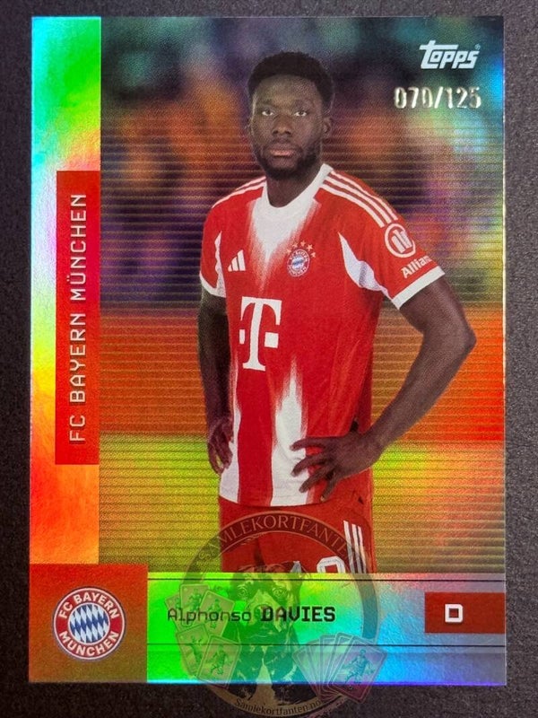 Topps Bayern München Team Set 25/26 Alphonso Davies 070/125
