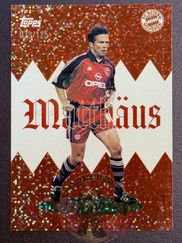 Topps Bayern München Team Set 25/26 Lothar Matthäus nummerert 073/125