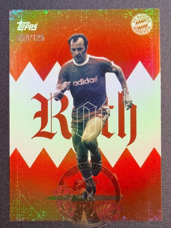 Topps Bayern München Team Set 25/26 Franz Roth nummerert 050/125