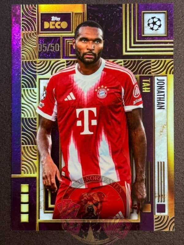 Topps Deco UCC 24/25 Jonathan Tah nummerert 05/50