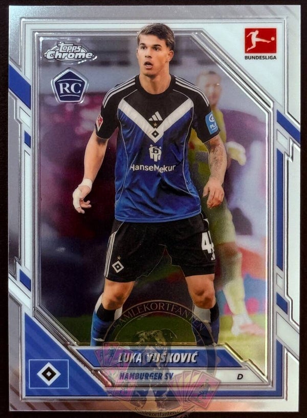 Topps Bundesliga Chrome 25/26 Luka Vuskovic RC