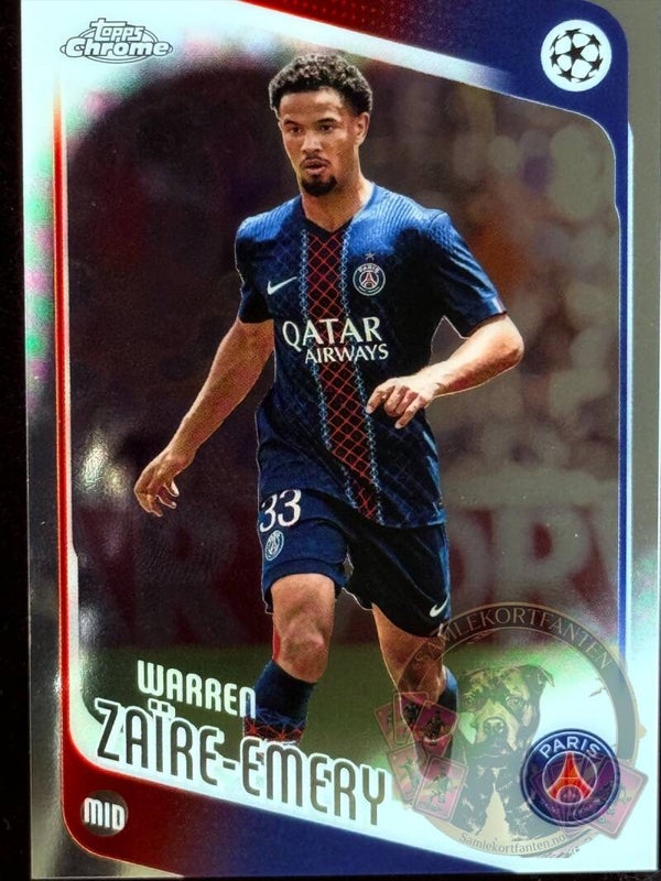 Topps UCC Chrome 25/26 Warren Zaïre-Emery