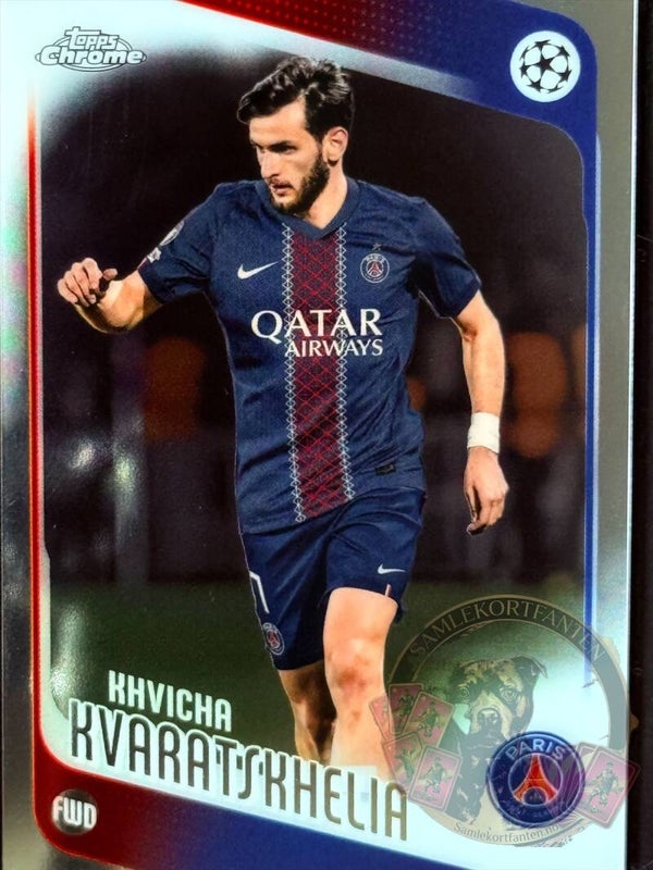 Topps UCC Chrome 25/26 Khvicha Kvaratskhelia