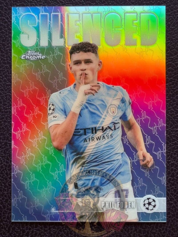Topps UCC Chrome 25/26 Phil Foden Parallel