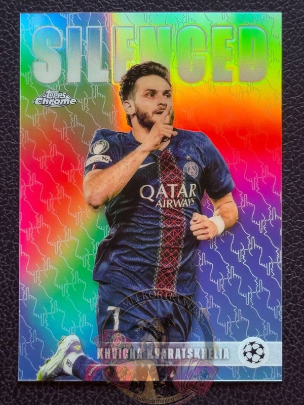 Topps UCC Chrome 25/26 Khvicha Kvaratskhelia Parallel