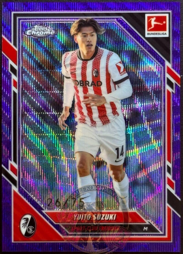 Topps Bundesliga Chrome 25/26 Yuito Suzuki 26/75