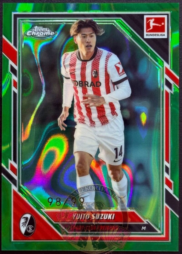 Topps Bundesliga Chrome 25/26 Yuito Suzuki 98/99