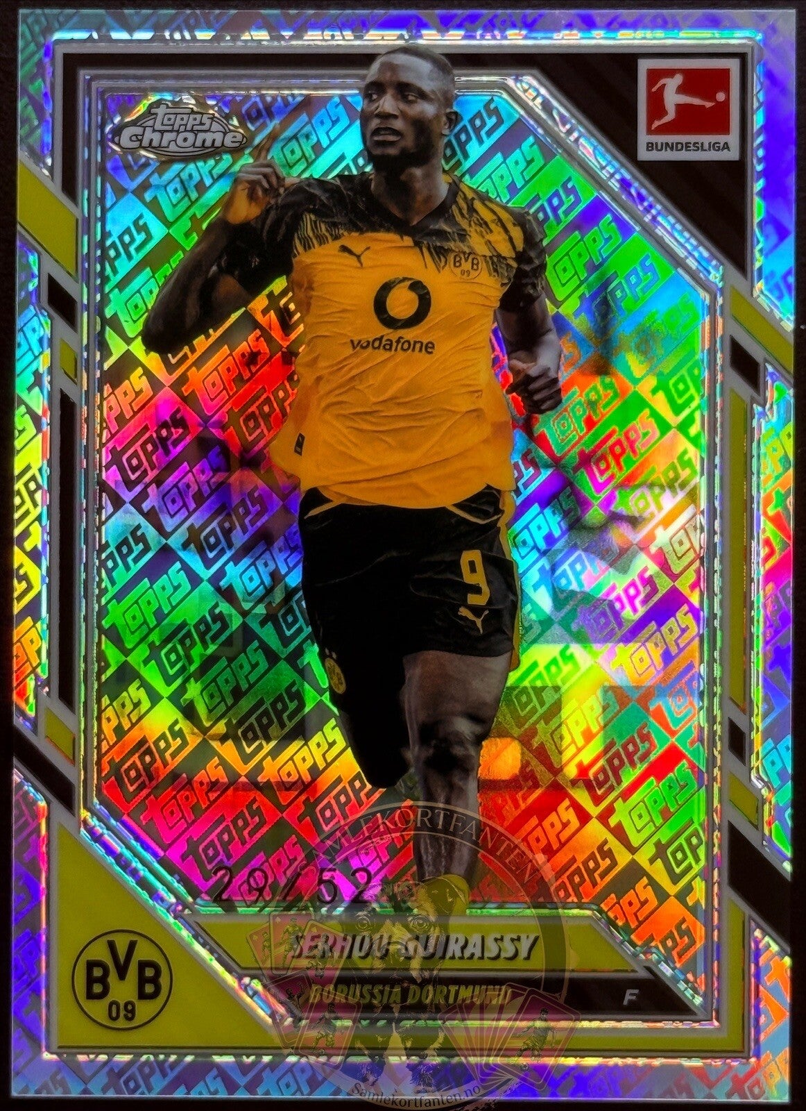 Topps Bundesliga Chrome 25/26 Serhou Guirassy 29/52