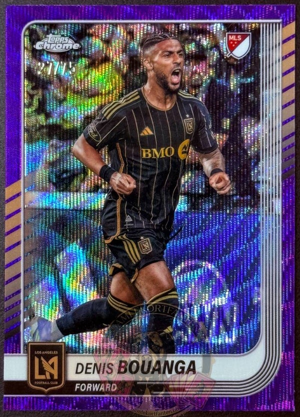Topps MLS Chrome 2025 Denis Bouanga Parallel nummerert 27/75