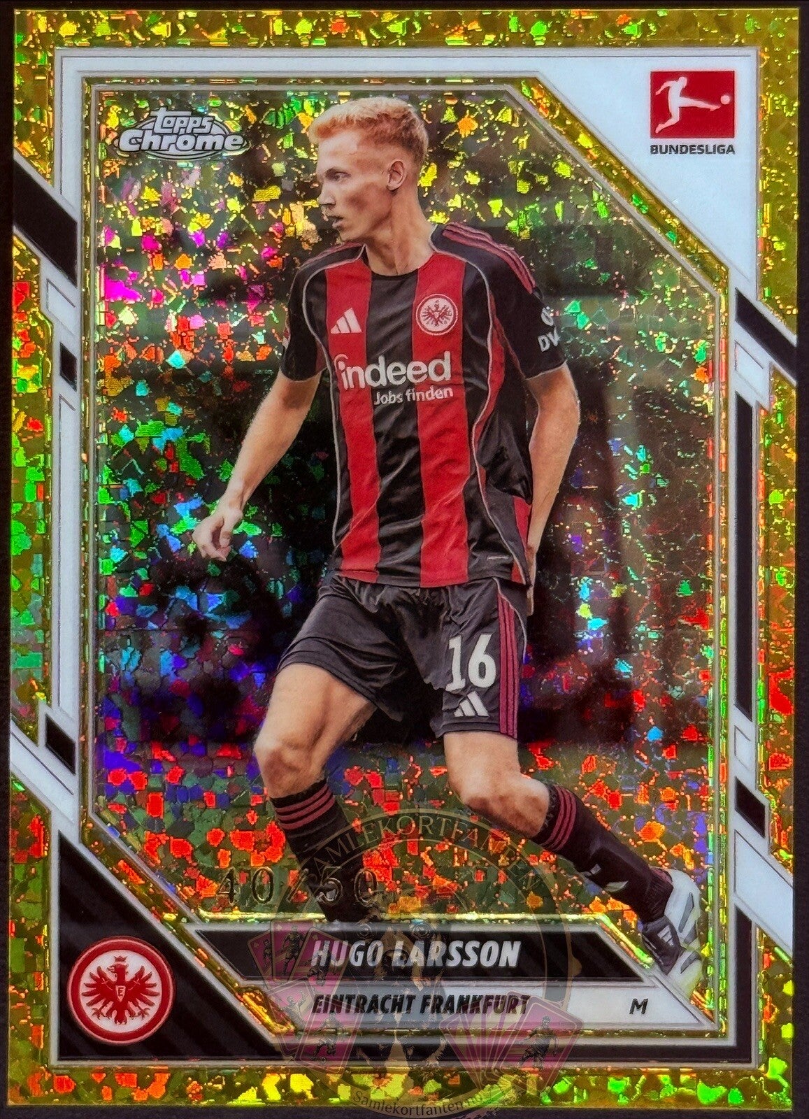 Topps Bundesliga Chrome 25/26 Hugo Larsson 40/50