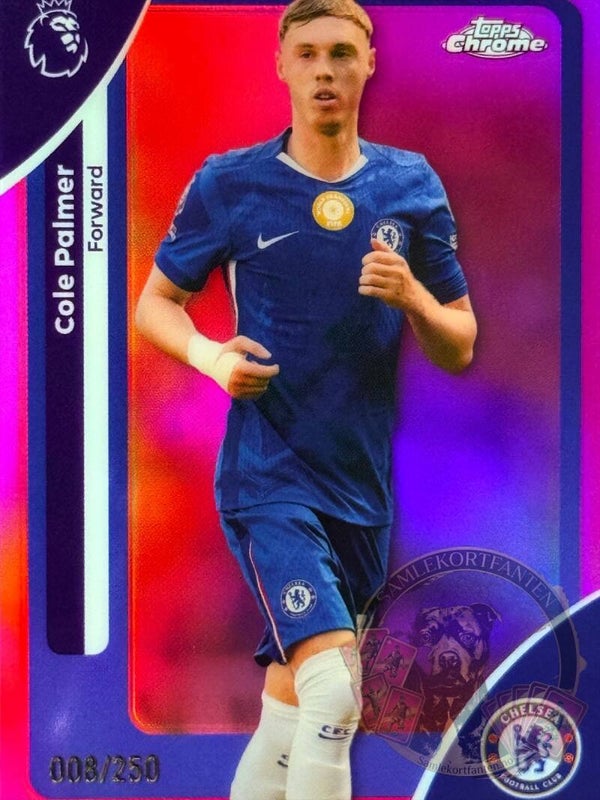 Topps Premier League 25/26 Cole Palmer nummerert 8/250