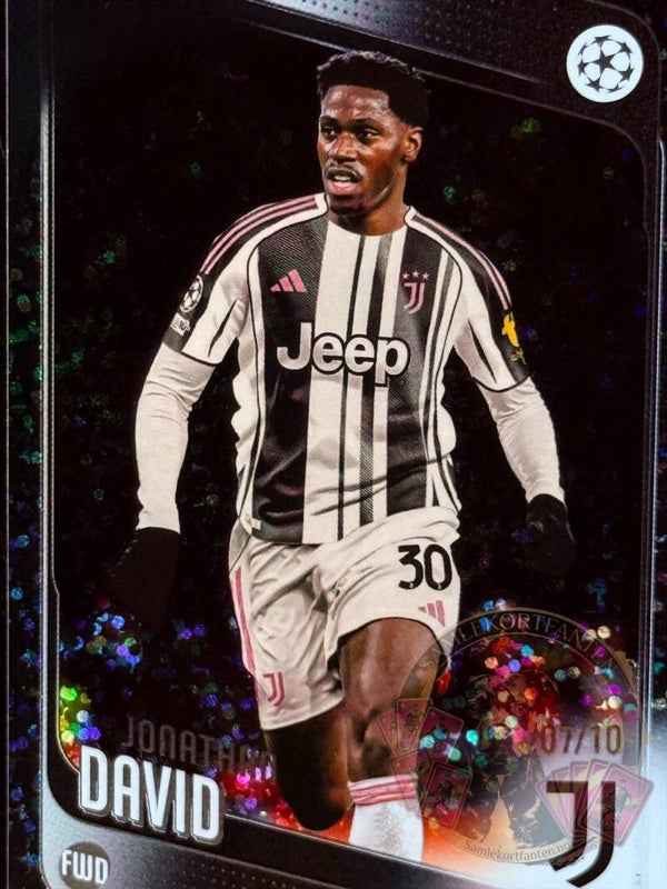 Topps UCC Flagship 25/26 Jonathan David nummerert 7/10
