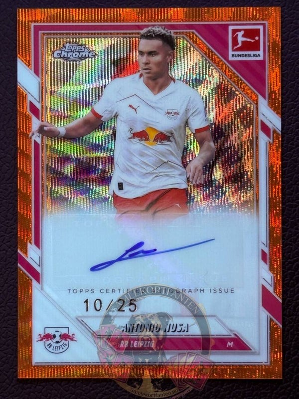 Topps Bundesliga Chrome 25/26 Antonio Nusa auto 10/25