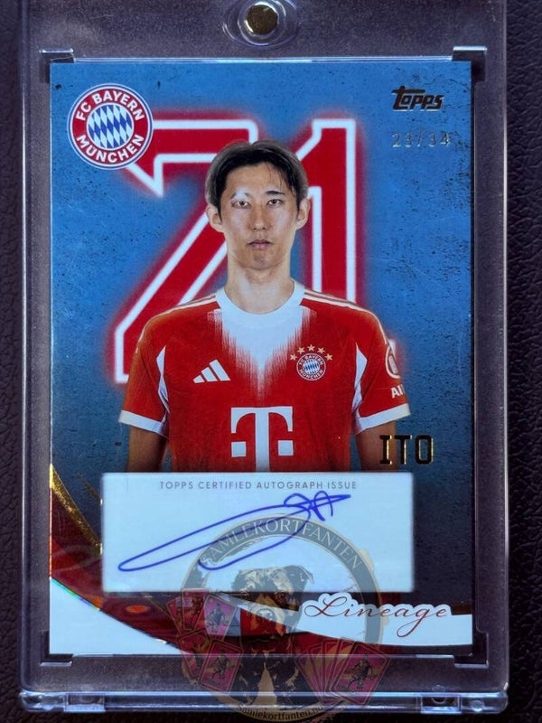 Topps Bayern München Lineage 25/26 Hiroki Ito auto 23/34